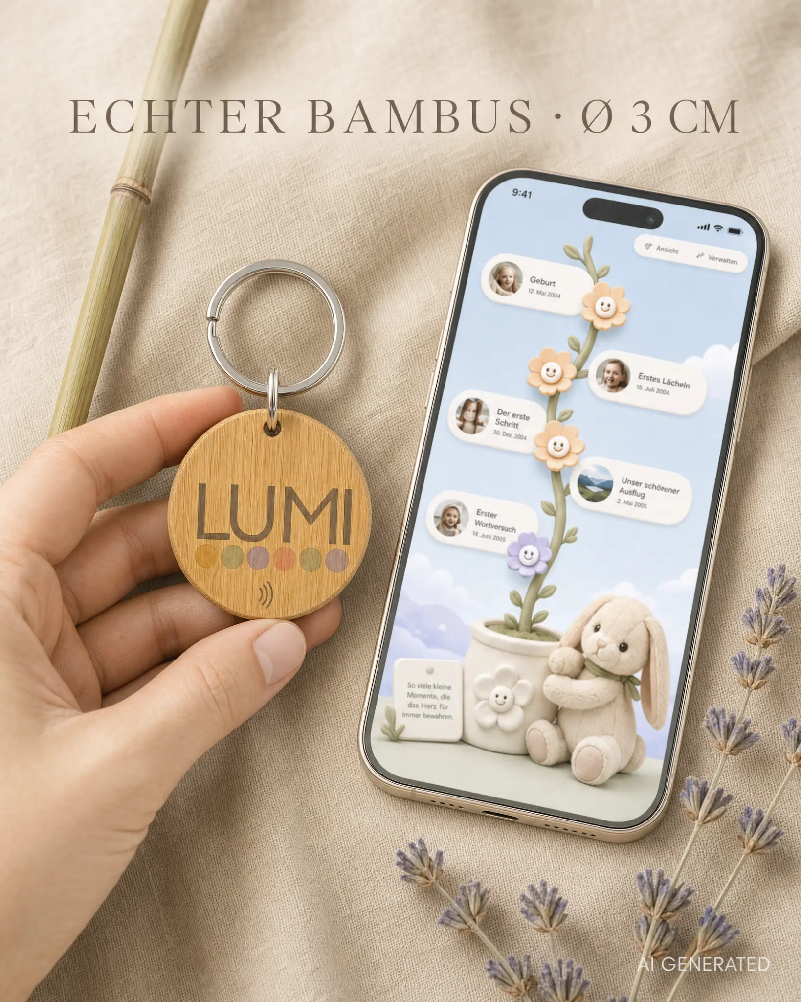 LUMI Familienanhänger als Besucherzugang zur Erinnerungswelt